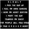 a true broken heart