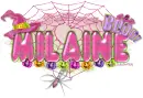 Milaine-Pink Halloween Spider
