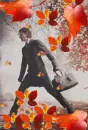 Hombre caminando un dia de OtoÃ±o