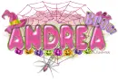 Andrea-Pink Halloween Spider