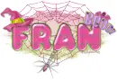 Fran-Pink Halloween Spider