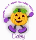 Happy Halloween friend.Daisy