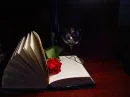 Book with Rose