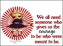 Courage - Girl - Flower