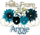 Pretty Blue Flowers - Annie