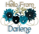 Pretty Blue Flowers - Darlene