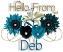 Pretty Blue Flowers - Deb