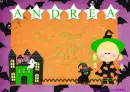 Cute Halloween Witch - Andrea