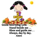 A Morning Prayer - Girl - Cross