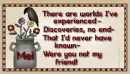 Friend - Worlds I've Experienced