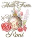 Pink Ornament - Roni