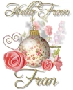 Pink Ornament - Fran