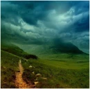 Blue Green Sky - Background