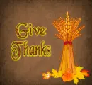 Give Thanks - Background - Glitter