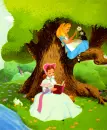 princess under tree