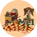 Mel - Cart - Leaves - Girl