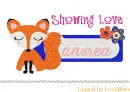 Cute Fox showing Love - Andrea