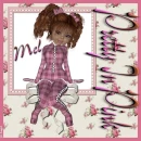 Mel - Pretty In Pink - Girl Setting In Frame