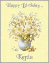 Yellow Birthday Bouquet for Kenia