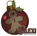 Gingerbread Ornament -Alexi-