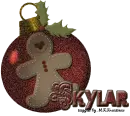 Gingerbread Ornament -Skylar-