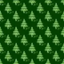 Christmas Green with Trees 