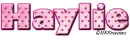 Pink Dot Name -Haylie-