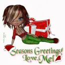 Mel - Seasons Greetings - Presents - Girl