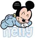 Sleeping Baby Mickey Mouse -Nelly-
