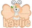 Peach Butterfly Cutie -Haylie-
