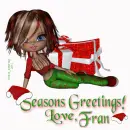 Fran - Seasons Greetings - Girl - Presents