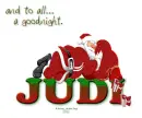 Judi - Santa Sleeping - And To All 