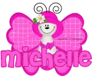 Hot Pink Buttefly -Michelle-