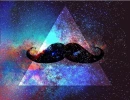 triangle moustache 