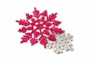 Pink & White Snowflakes