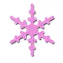 Pink snowflake