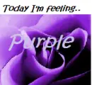Feeling purple