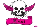 lexi pink skull