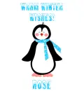 Winter Penguin - Rose