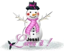 Snowman loves it - Jessi
