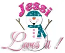 Loves it Snowman - Jessi