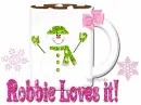 Christmas mug - Robbie