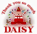 thank you very much.Daisy