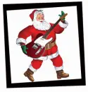 Santa Playing Guitar