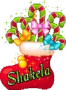 Candy Cane Stocking ~ Shakela