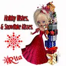 Rita - Holiday Wishes - Snowflake Kisses - Girl In Red
