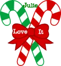 Candy Cane- Love It- Julie