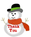 Snowman- Thank You