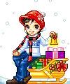 Christmas boy doll - xmas