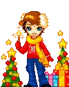 Christmas boy doll - xmas